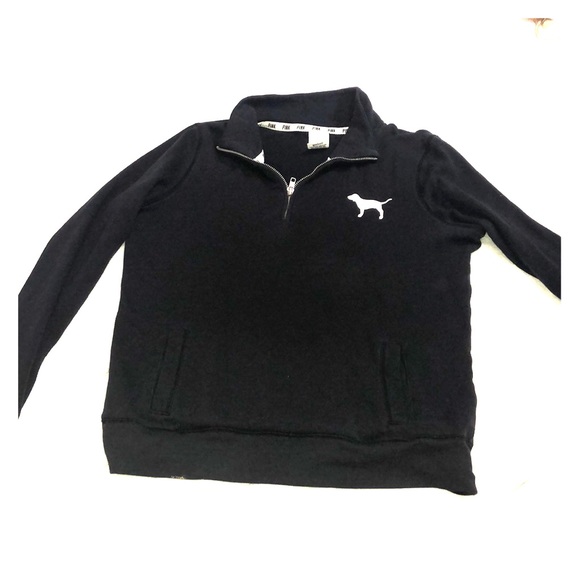 Zip-up black long sleeve shirt - Picture 1 of 1